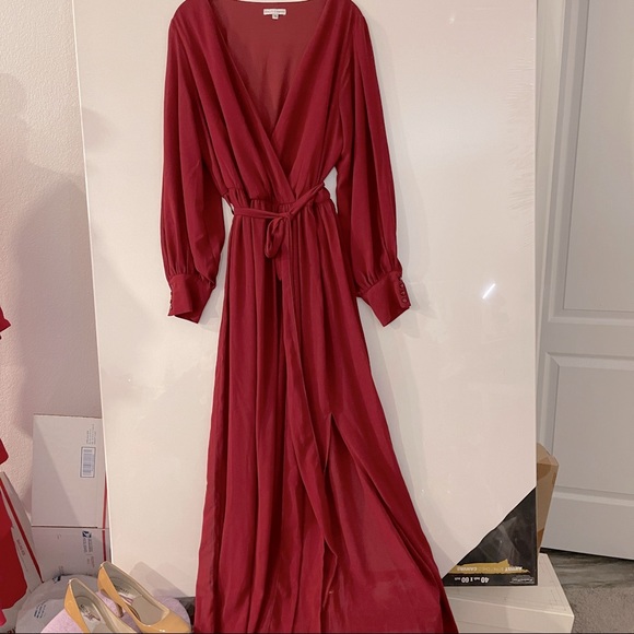 Baltic Born Red Celine Maxi Dress XL - Picture 1 of 10